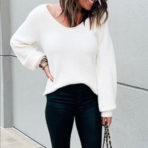 Abercrombie eyelash sweater-  the sister studio